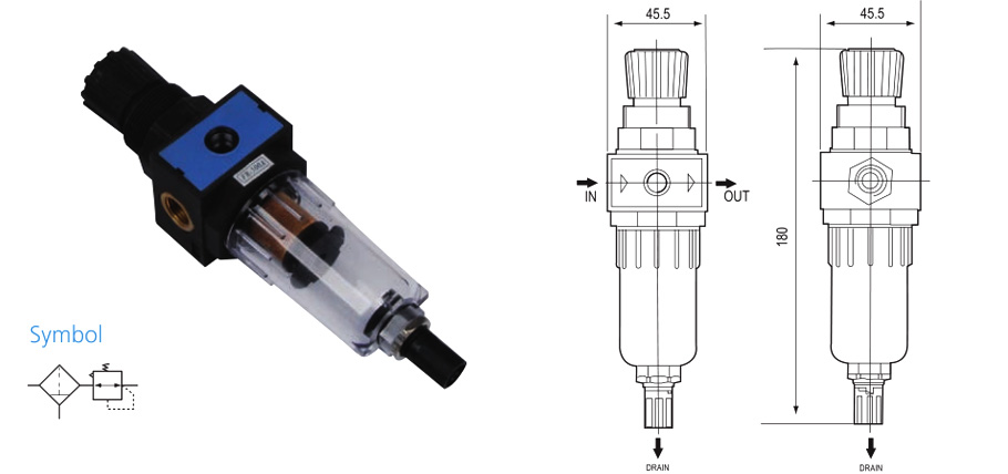 FR500A Air filter-regulator
