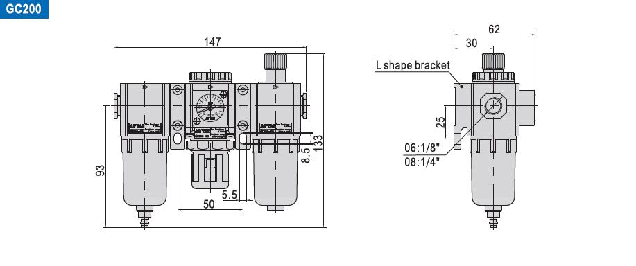 G series F.R.L combination