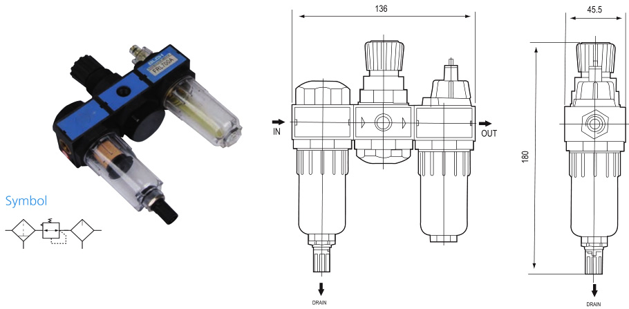 FRL 700A Three-point combination
