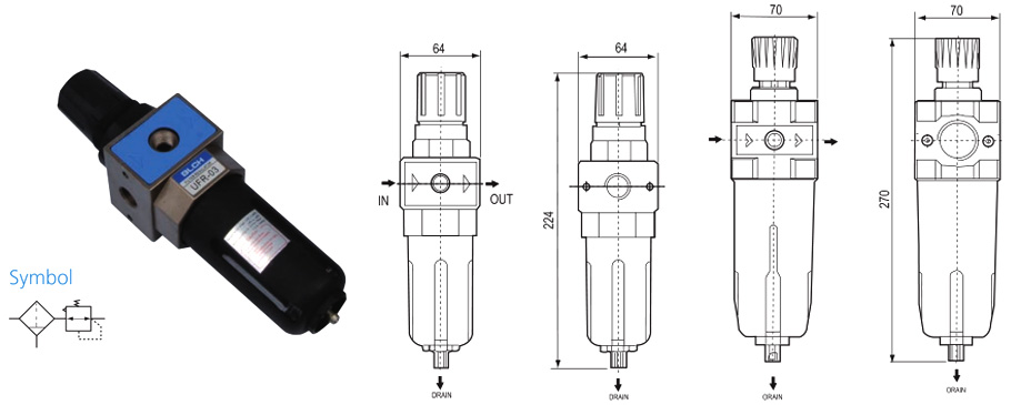 UFR series Filter-regulator