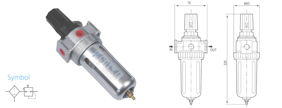 SFR series Air Filter-Regulator