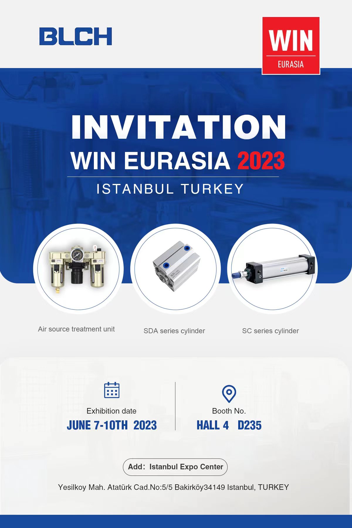 WIN Eurasia in Turkey from 6.7 - 6.10, 2023